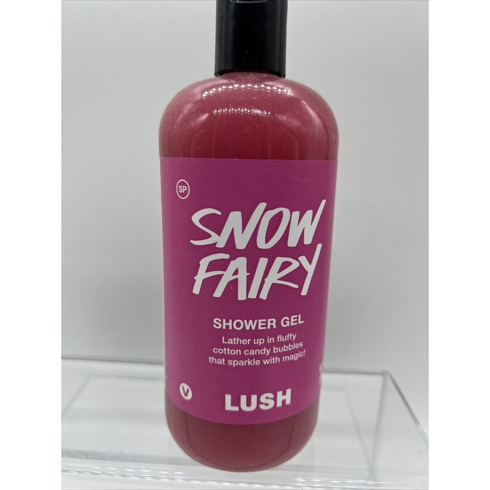 Lush Snow Fairy ￼Shower Gel Pink Shimmer Cotton Candy Bubblegum 16.9oz